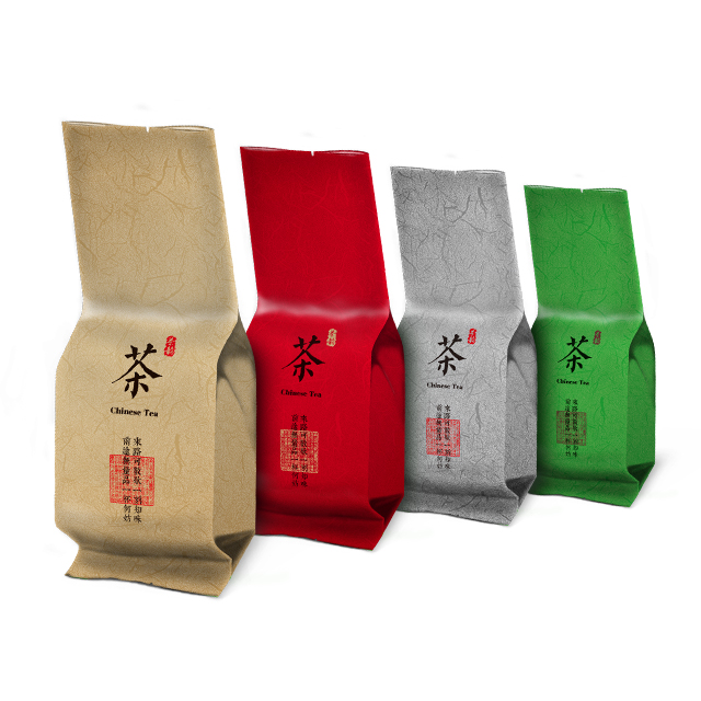 Best Hot Sale Heat Seal Pouch Aluminum Laminated Tea Packaging Bag Mylar Bag Flexible Plastic Pouch wholesale