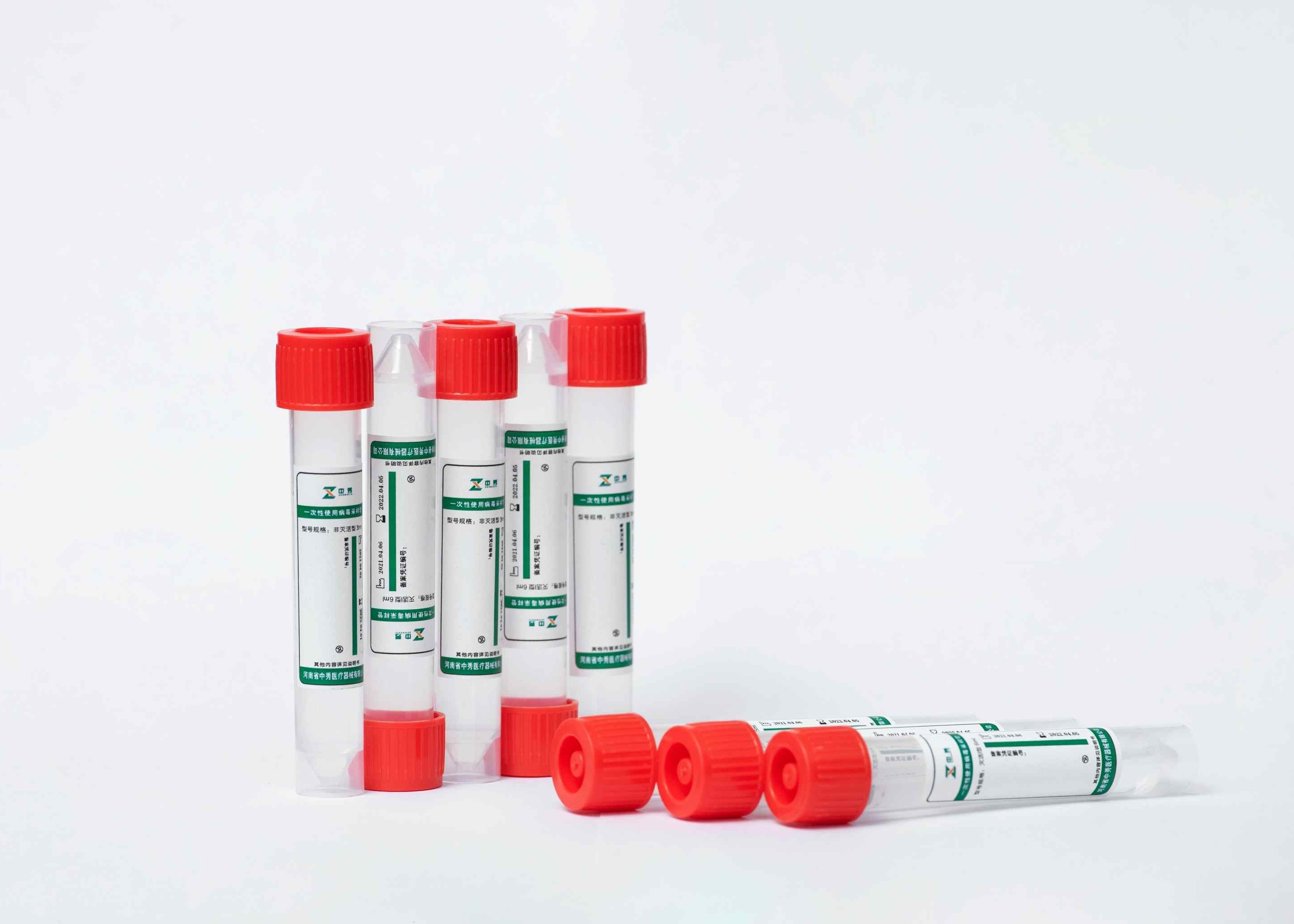 Best Red PE Cap Virus Sampling Tube Nasal Cavity / Oropharynx Virus Preservation Tube wholesale