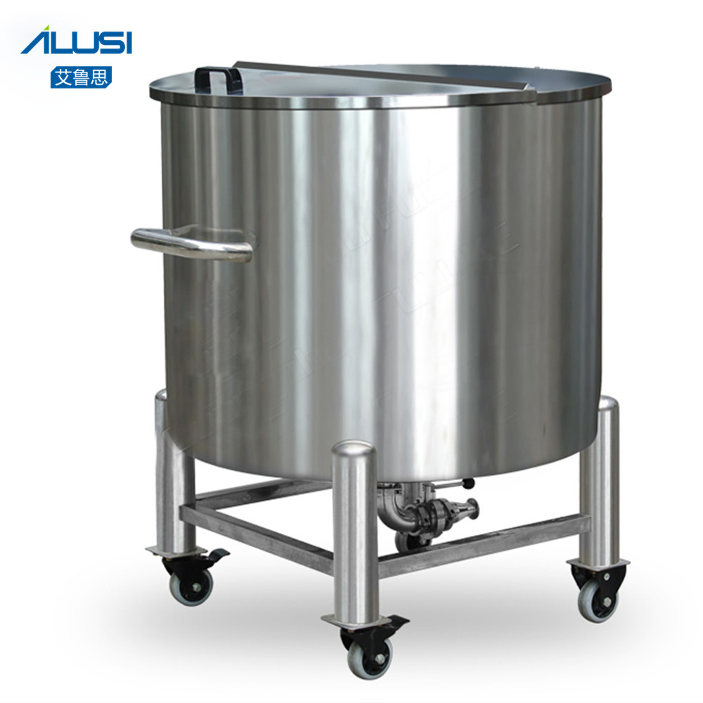 Best AILUSI 500 Litre Stainless Steel Tank Movable food grade with Four round legs wholesale