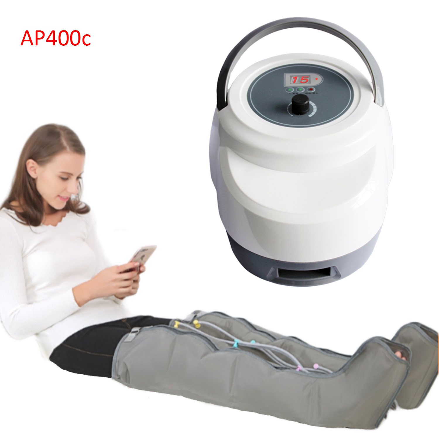 Best White Calf Ankle And Foot Massager , AC220V / 110V Foot Calf And Thigh Massager wholesale