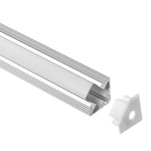 Best Coating Corner LED Strip Profile 19mm*19mm 6063 Aluminum Extrusion wholesale