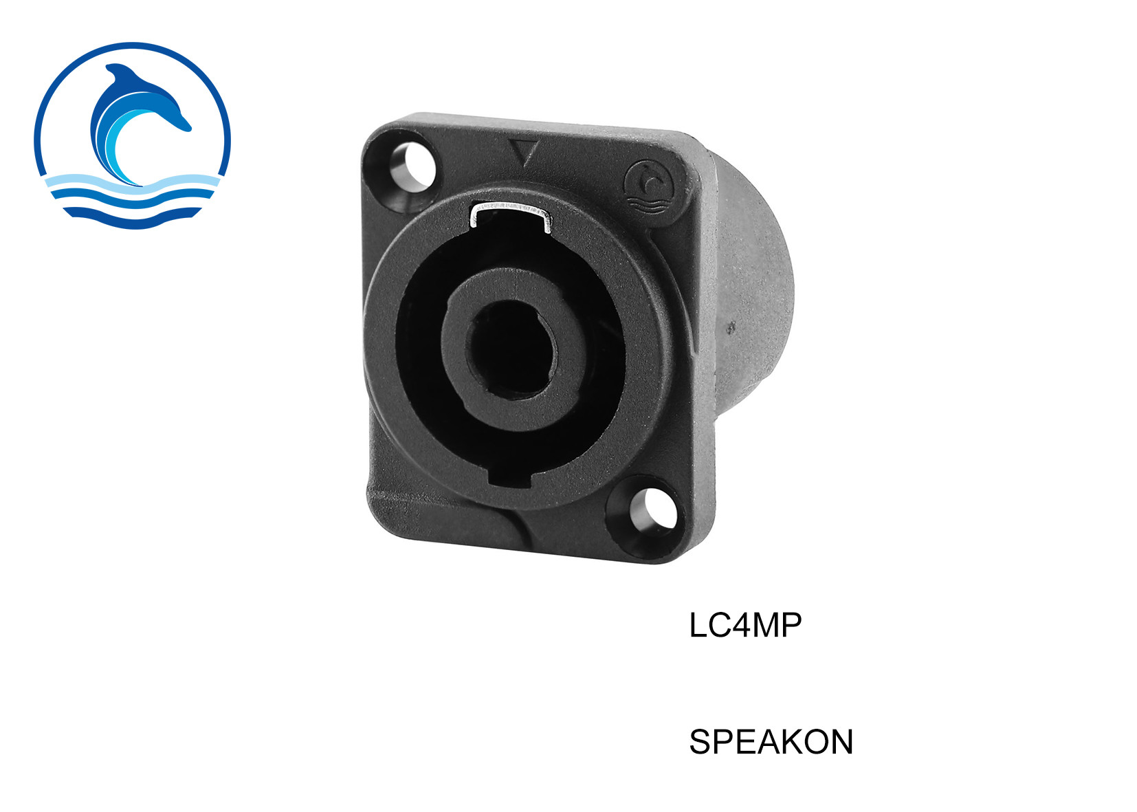 Best LC4MP 4 Pole Speakon Cable Connector Male Panel Mount Speaker Connector wholesale
