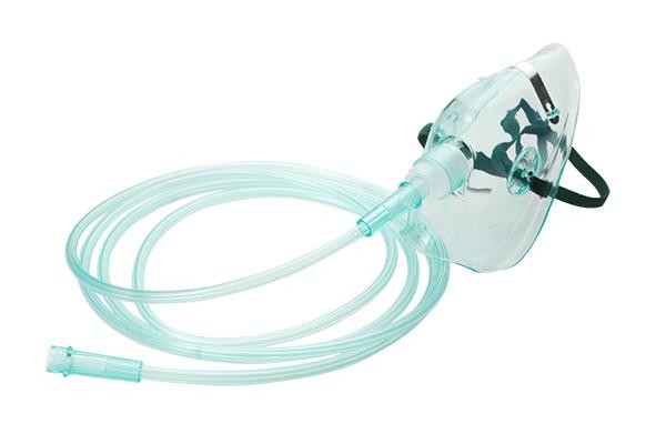 Best Medical PVC Medium Concentration Oxygen Mask Disposable Comfortable S M L XL Size wholesale