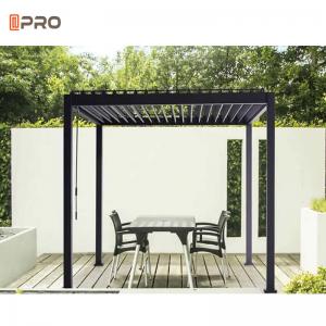 Best Solar Backyard Sunshade Louvre Gazebo Pergola 4x4m Waterproof wholesale