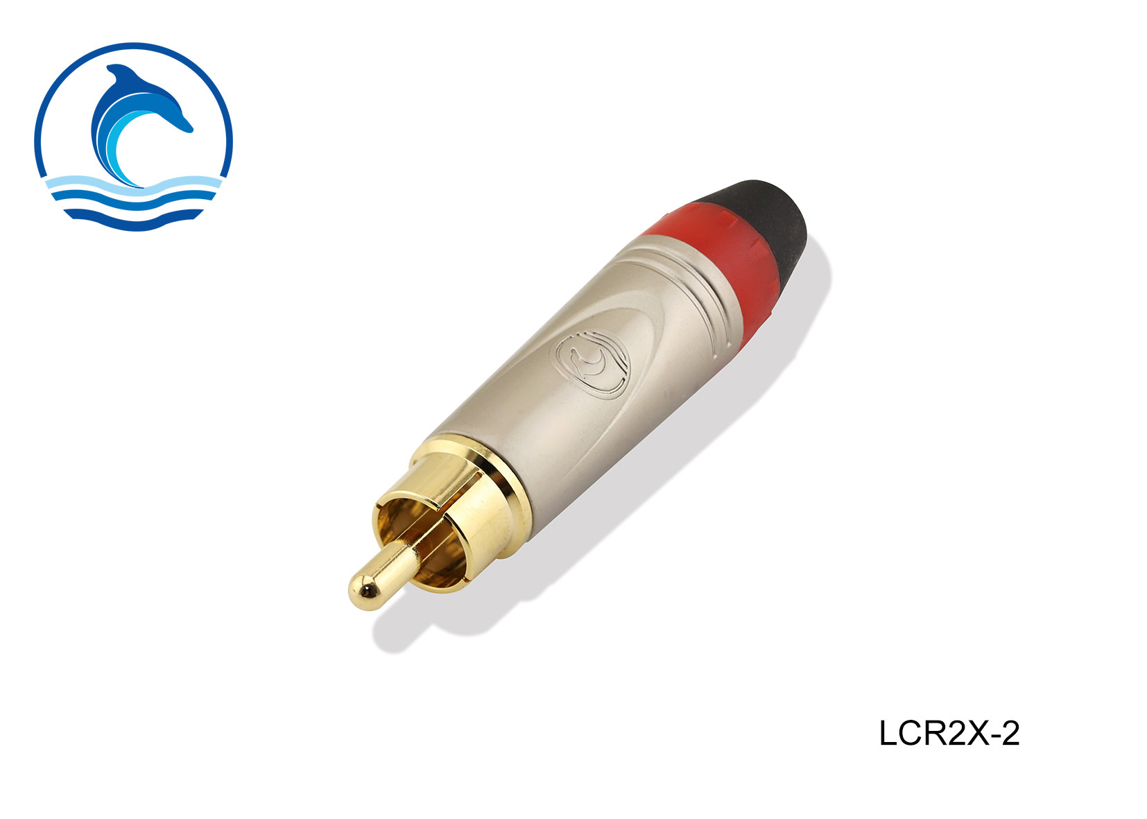 Best Gold Plating RCA Plug Connector LCR2X-2 Male Gender For Screwing Speaker Cable wholesale