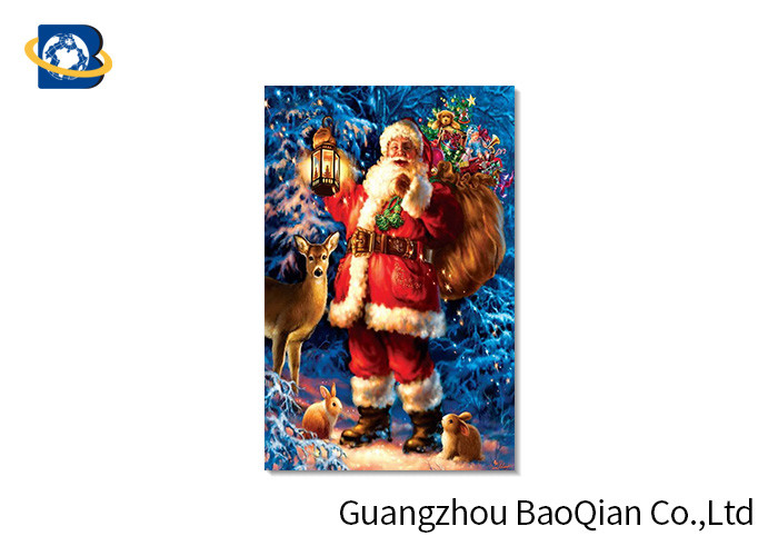 Best Customized PET 3D Printed Christmas Card / Lenticular Card Printing wholesale