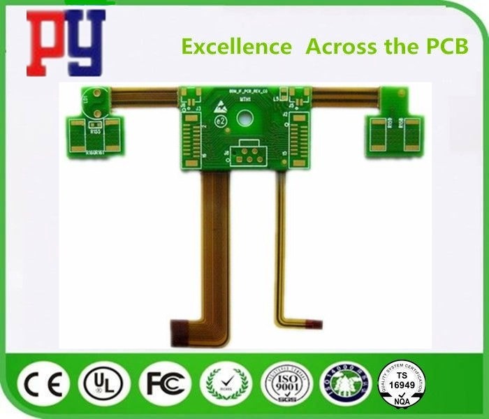 Best High Precision Rigid Flex PCB Polyimide Fr4 Base Material 1-3 Oz Copper Thickness wholesale