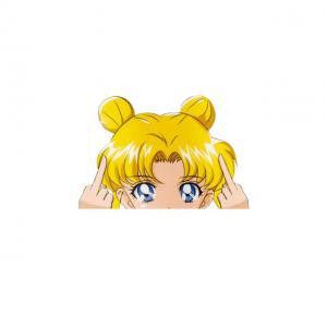 Best Sailor Moon Anime Car Stickers Die Cut 3D Motion Lenticular Sticker For Lap Top wholesale