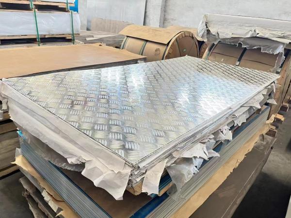 1060 H14 Checkered Aluminum Diamond Plate Ribbed Sheet For Boat