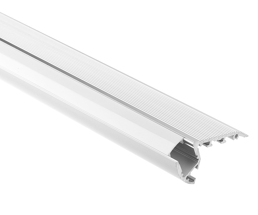 Best Surface Mounted Stair Nosing LED Profile Aluminum LED Step Profile For Cinema wholesale