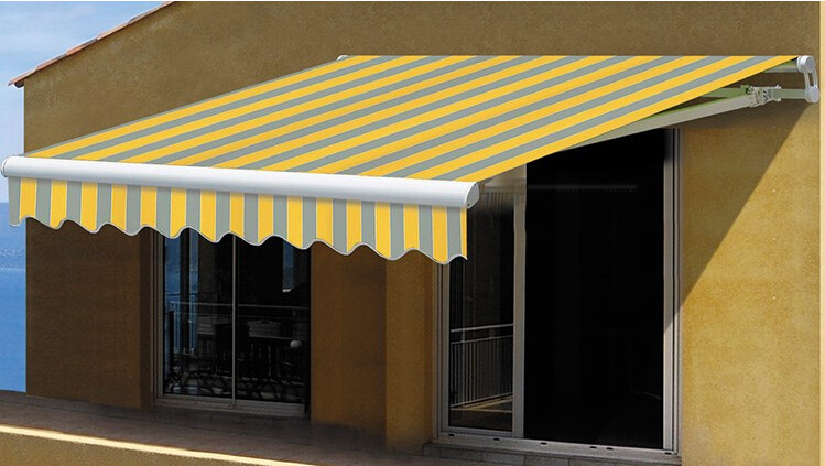 Best Popular Window awnings outdoor balcony porch awning Sun Shade Aluminium Frame Canopy carport Retractable Awning A02 wholesale