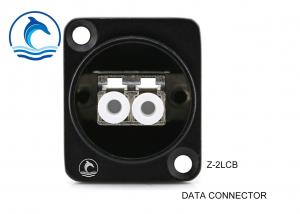 Best 2 Contacts LC Quick Circular Connectors Fiber Optics Z-2LCB Metal Shell Shielded Sockets wholesale