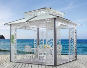 Best China Cast aluminum outdoor sunshine pavilion metal pavilion garden Pavilion 1118 wholesale