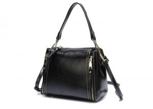 Best Korean Style Oil Wax Cowhide Handbag , Single Shoulder Oblique Straddle Female Bag wholesale