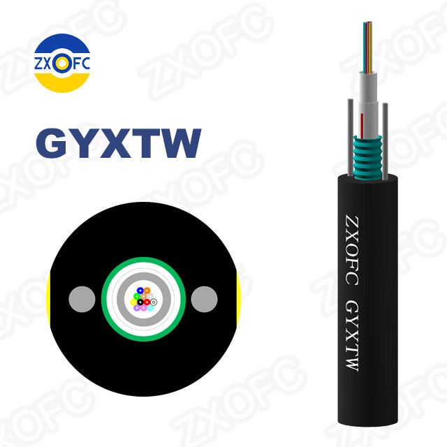 Best Zhaoxian Outdoor Armoured GYXTW Fiber Optic Cable 12 Core Single Mode wholesale