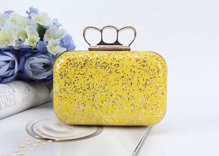 Best Fashion product ladies mini handbags pu glitter leather clutch bags evening bag wholesale