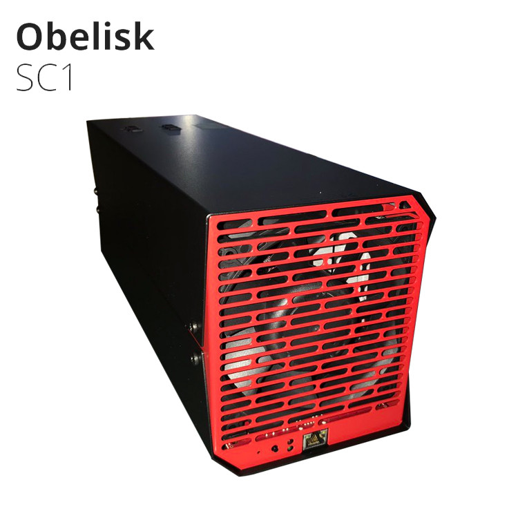 Best New SC1 Asic Bitcoin Miner from Obelisk mining 2 algorithms with hashrate of 550Gh/s wholesale