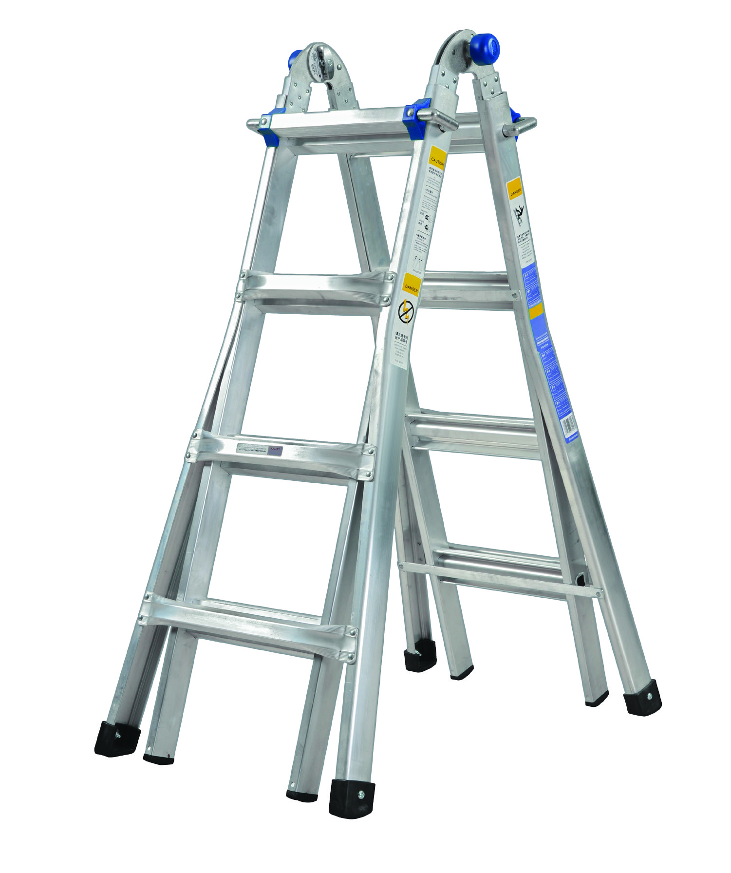 Best Twin Step Aluminium Alloy Ladder 2 Scaffold Bases EN131 Certificated wholesale