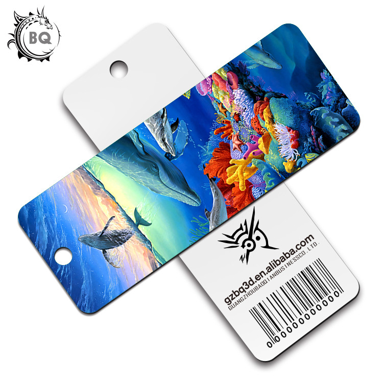 Best Plentiful Designs Deep 3D Lenticular Bookmark / Personalized Picture Bookmarks wholesale