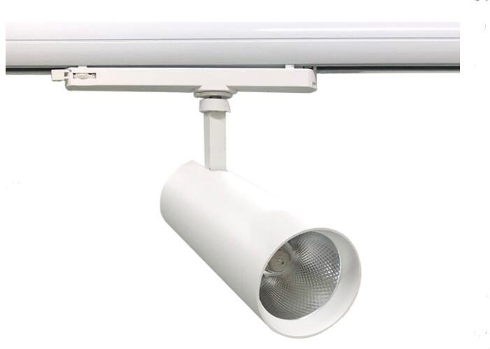 Best 38 Degree LED Ceiling Track Lights 20w White Dimmable Lifud Driver 90RA IP20 wholesale