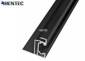 Best Black Color Anodised Aluminum Solar Panel Frame Screw Joint / Corner Key Joint wholesale