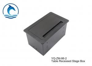 Best Aluminium Alloy Multicore Stage Box YQ-ZM-86-2 Table Mounted Outlet Box wholesale