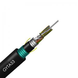 Best GYTA53 Armoured 24core Anti Rodent Optical Cable HDPE wholesale