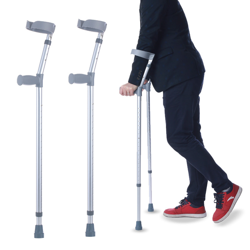 Best Adjustable Height Aluminum Adjustable Crutches For Disabled People Walking wholesale