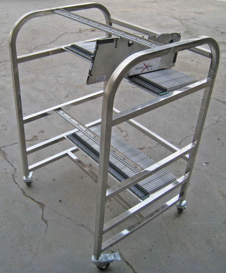 Best JUKI SMT Feeder Cart / SMT Chip Mounter Feeder Trolley Storage Cart For SIEMENS X Machine wholesale