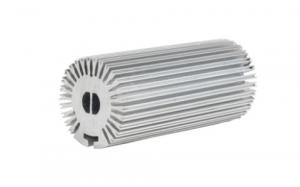 Best Silvery Anodized Aluminum Heatsink Extrusion Profiles LED Heat Sink 6061 T5 wholesale