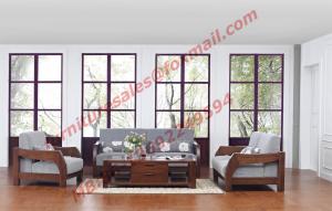 Best Solid Wood Sofa with Upholstery for Luxury Living Room Made in China wholesale