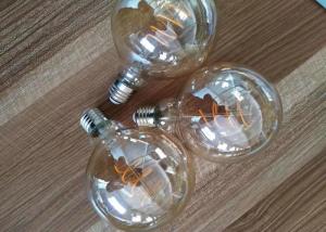 Best G125 8w Led Filament Bulb Triac Dimmable 100lm / W Avoiding Short Circuit wholesale