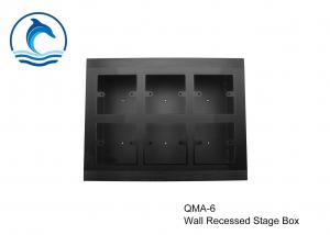 Best QMA-6 24 Sockets Wall Recessed Stage Box Aluminum Alloy Materials Highly Durable wholesale