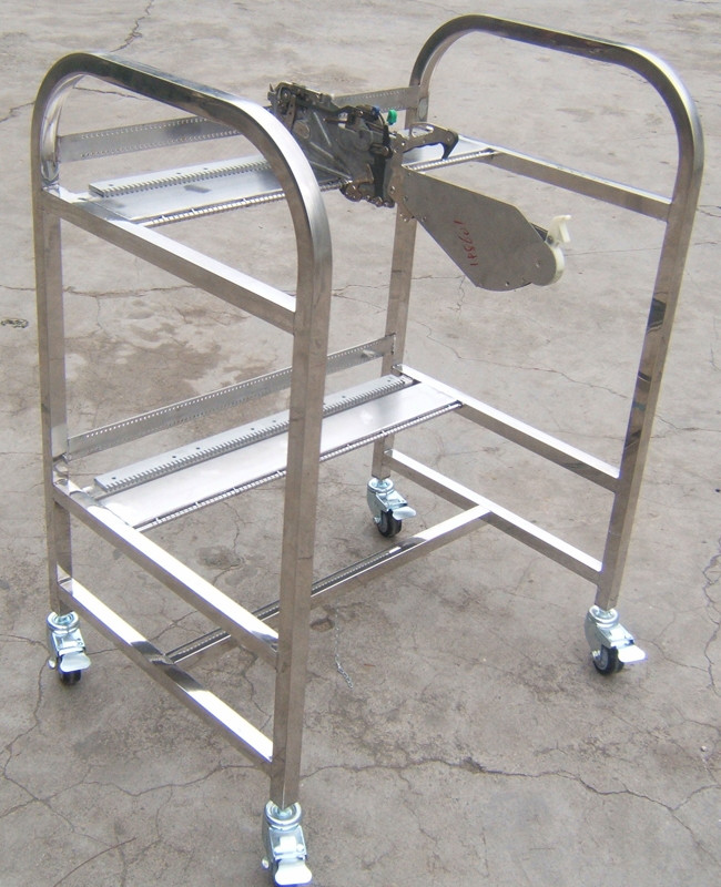 Best Stainless Steel SMT Feeder Storage Cart For JUKI Pick And Place Equipment wholesale
