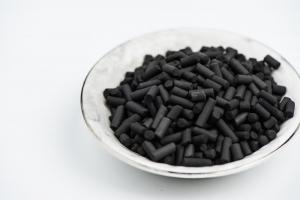 Best Extruded Pellet Impregnated Carbon , 4mm KOH 6-8% Metal Impregnated Carbon wholesale