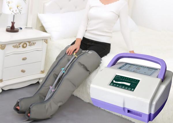 Cheap Sequential Inflatable Leg Massager , Blood Circulation Long Boot Air Massager for sale