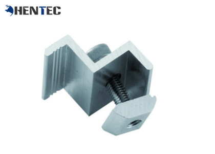 Best End Clamp Solar Roof Mounting Systems Custom Aluminum Extrusions With Cutting / Drilling wholesale