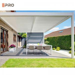 Best Canopy Timber Glass Roof Modern Aluminum Pergola Powder Coated wholesale