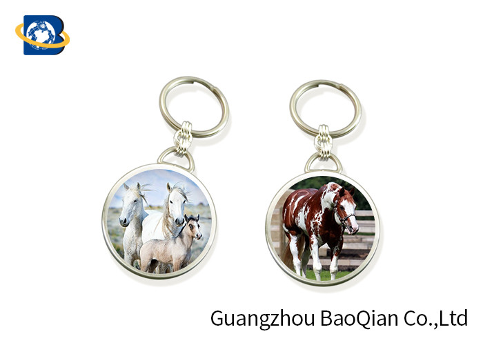 Best 3D Lenticular Keychain Lovely Horse Keyrings Printing Services For Promotional Gift wholesale