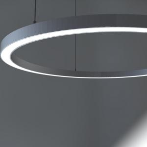 Best Circular Strip Light Aluminum Channel Anodized 25*25mm LED Linear Profile wholesale