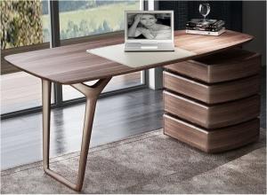 Best American Dark Walnut Wood Furniture Nordic design of Writing Desk Reading table in Home Study room Office Furniture wholesale