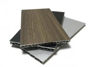 Best Fireproof Aluminium Bead Core Composite Panel Lattice Wave Non Combustibility wholesale