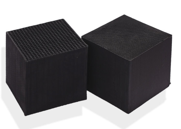 Best Air Purification Honeycomb Activated Carbon 50X50X50mm Compressive Strength 0.9 wholesale
