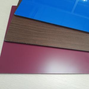 Best Wood Grain Corrugated Composite Panels , Aluminium Composite Panel Grandland Decorative wholesale