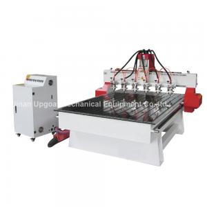 Best 6 Spindle Heads Wood Relief CNC Router with 1300*1800mm Working Area Servo Motor wholesale