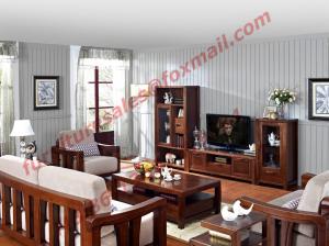 Best High Quality Solid Wooden Frame with Upholstery Sofa Set wholesale