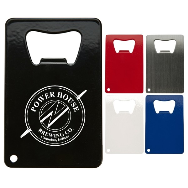 China Stainless Steel Metal Card Personalized Credit Card Bottle Openers on sale