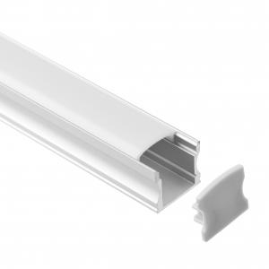 Best Linear Light Alu Surface Mounted LED Profile 17*14mm Anodized 6063 T5 wholesale