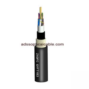 Best Aerial Non Metallic Fiber Optic Cable / All Dielectric Fiber Optic Cable GYFTY83 wholesale