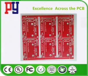 Best Red Solder Mask Electronic Circuit Board Assembly , Double Sided Pcb Board 2oz wholesale